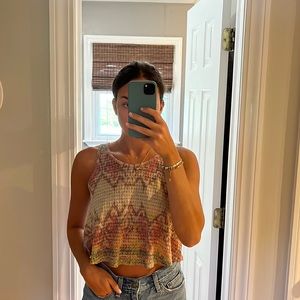 Knit tank top